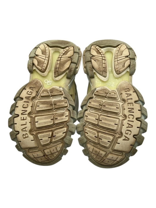 Balenciaga Shoe Size 9 White & Multi Leather Chunky Cutout Sneakers White & Multi / 9