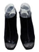 Pedro Garcia Shoe Size 37.5 Black Suede Velcro Strap Square Toe Sandals Black / 37.5