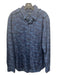 Polo Size XL Navy & Blue Cotton Blend Camo Button Down Men's Long Sleeve Shirt XL