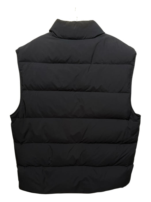 Lacoste Size 56 Navy Synthetic Solid Puffer Vest Men's Jacket Navy / 56