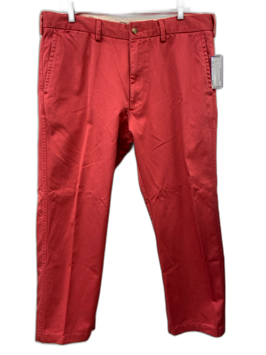 Polo Size 36 Red Cotton Solid Khakis Men's Pants Red / 36