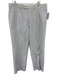 Saks Fifth Ave Size 38 Blue & White Cotton Seersucker Khakis Men's Pants Blue & White / 38