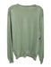 Peter Millar Size L Green Cotton Solid V Neck Men's Sweater Green / L