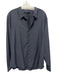 John Varvatos Size XL Navy Blue Cotton Solid Button Down Men's Long Sleeve Shirt Navy Blue / XL