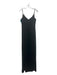 Narciso Rodriguez Size 40 Black & Brown Acetate Blend Spaghetti Strap Gown Dress Black & Brown / 40