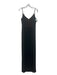 Narciso Rodriguez Size 40 Black & Brown Acetate Blend Spaghetti Strap Gown Dress Black & Brown / 40