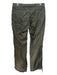 JS Extreme Size 1 Olive Green Nylon Low Rise Belted Zip Pocket Wide Leg Pants Olive Green / 1