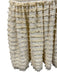 Alaia Size 38 White & Cream Viscose Blend Sleeveless Textured Ruffles Midi Dress White & Cream / 38