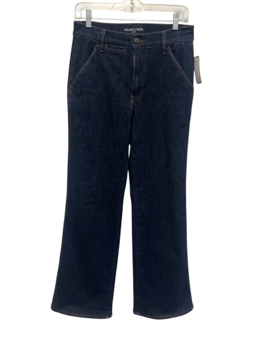 Veronica Beard Jeans Size 27 Dark Wash Cotton Blend Denim High Rise Jeans Dark Wash / 27