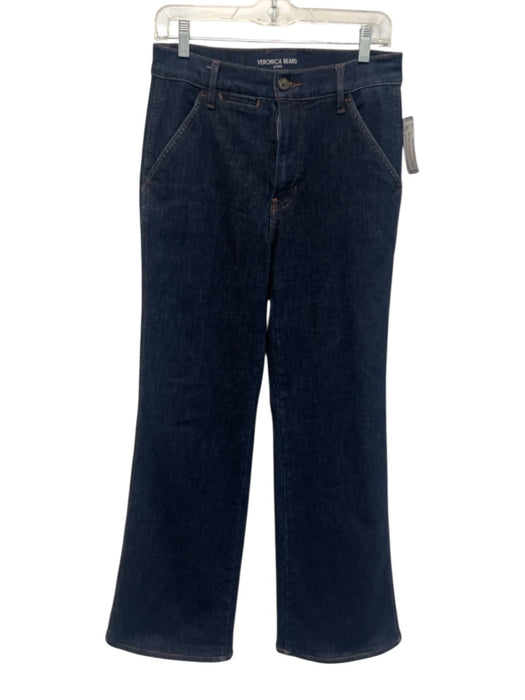 Veronica Beard Jeans Size 27 Dark Wash Cotton Blend Denim High Rise Jeans Dark Wash / 27