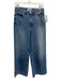 Paige Size 27 Light Wash Cotton Blend High Rise Ankle Wide Leg Jeans Light Wash / 27