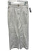 Paige Size 27 White Cotton Blend Pleat Detail High Rise Front Seam Crop Jeans White / 27
