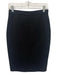 Givenchy Size S Black Viscose Blend Front Slit Pencil Skirt Black / S