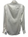 Rag & Bone Size S White Triacetate Blend Satin Snap Button Long Sleeve Top White / S