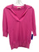Ann Mashburn Size S Bubblegum Pink Cotton Collar Quarter Sleeve Top Bubblegum Pink / S