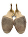 Saint Laurent Shoe Size 38 Beige Patent Leather Strappy Ankle Platform Sandals Beige / 38