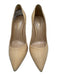 Gianvito Rossi Shoe Size 38 Beige Leather Pointed Toe Pumps Beige / 38