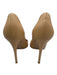 Gianvito Rossi Shoe Size 38 Beige Leather Pointed Toe Pumps Beige / 38