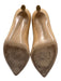 Gianvito Rossi Shoe Size 38 Beige Leather Pointed Toe Pumps Beige / 38
