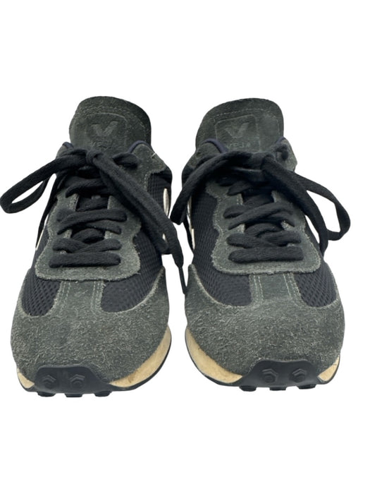 Veja Shoe Size 8 navy blue, black, gray Suede Mesh Lace Up Sneakers navy blue, black, gray / 8