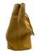 Fendi Mustard Yellow Pebble Leather Top Handles Open Top Tote Bag Mustard Yellow / M