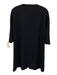 St John Size 8 Black Hook & Eye Short Sleeve Jacket Black / 8