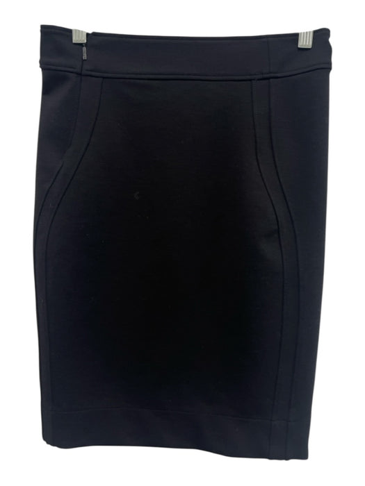 Gucci Size M Black Wool & Polyamide Knee Length Pencil Skirt Black / M