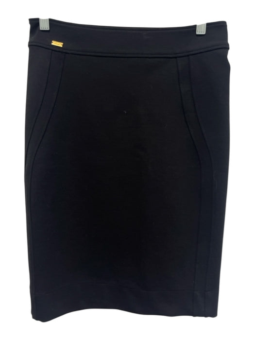 Gucci Size M Black Wool & Polyamide Knee Length Pencil Skirt Black / M