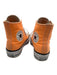 Converse Shoe Size 7.5 Orange & White Canvas Platform High Top Shoes Orange & White / 7.5
