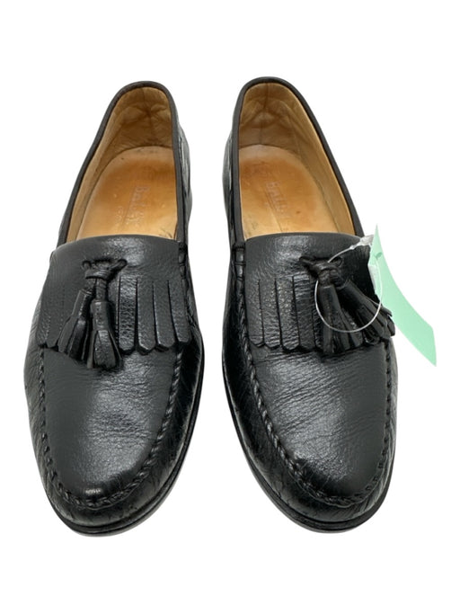 Bally Shoe Size 10 Black Leather Solid Tassel Men's Shoes Black / 10