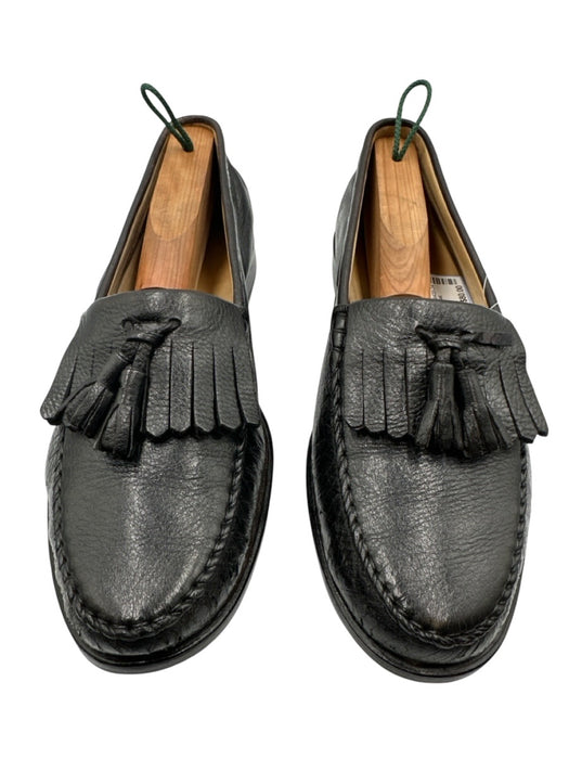 Bally Shoe Size 9 Black Leather Solid Dress Tassel Men's Shoes Black / 9