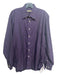 Burberry London Size M Purple & Pink Cotton All Over Print Long Sleeve Shirt M