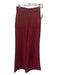 Free People Size 0 Maroon Polyester Blend Ribbed High Rise Flare Pants Maroon / 0