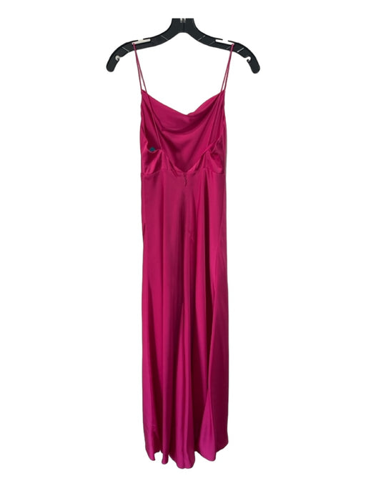 Fame and Partners Size 0 Hot pink Polyester Spaghetti Strap Cowl neck Gown Hot pink / 0