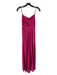 Fame and Partners Size 0 Hot pink Polyester Spaghetti Strap Cowl neck Gown Hot pink / 0