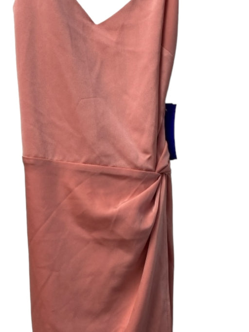 NBD Size XS Peach Polyester Adjustable Strap Spaghetti Strap Back Zip Dress Peach / XS
