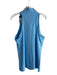 Addison Bay Size XL Sky Blue Polyester & Spandex Mandarin Collar Zip Front Top Sky Blue / XL