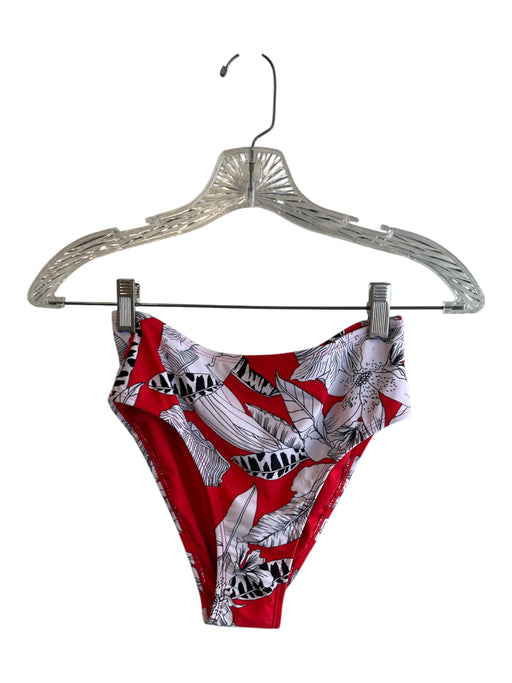 Rachel Rachel Roy Size XS Red White & Black Nylon Blend padded Bikini Swimsuit Red White & Black / XS