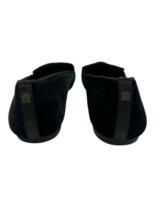 Birdies Shoe Size 10 Black Fabric Felt Slip On Slipper Shoes Black / 10