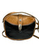 Yves Saint Laurent Black & Tan Leather Crossbody Bag Black & Tan