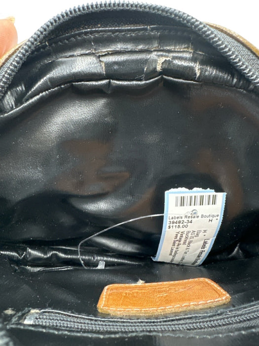 Yves Saint Laurent Black & Tan Leather Crossbody Bag Black & Tan