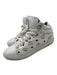MCM Shoe Size 36 White Leather Lace Up Mid Top Sneakers White / 36