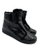 Prada Sport Shoe Size 36 Black Leather Fur lined Side Zip Sneakers Black / 36