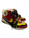 Gucci Shoe Size 36 Multicolor Leather Velcro Strap Mid Top Sneakers Multicolor / 36