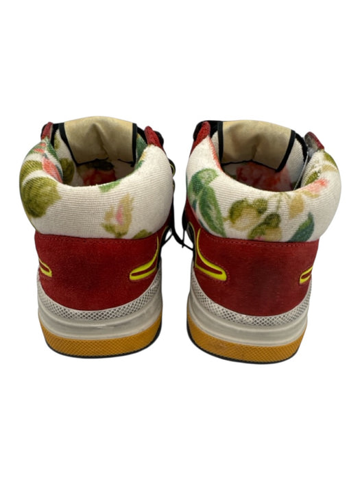 Gucci Shoe Size 36 Multicolor Leather Velcro Strap Mid Top Sneakers Multicolor / 36