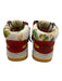 Gucci Shoe Size 36 Multicolor Leather Velcro Strap Mid Top Sneakers Multicolor / 36