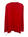 Burberry Size L Red & Black Cotton Graphic Print Sweatshirt Sweater Red & Black / L