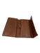 Louis Vuitton Mixed Brown Coated Canvas Snap Button Monogram Card Slots Wallets Mixed Brown