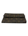 Louis Vuitton Mixed Brown Coated Canvas Snap Button Monogram Card Slots Wallets Mixed Brown