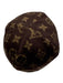 Louis Vuitton Brown and gold Cashmere & Silk Beanie Monogram Foldover Hat Brown and gold / Small